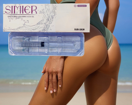 Injection de remplissage cutané à l' acide hyaluronique 10 ml pour fesses
