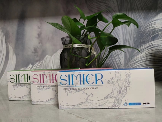 1 ml 2 ml de remplisseur d'acide hyaluronique en liaison croisée 24 mg/ml HA Remplisseurs cutanés