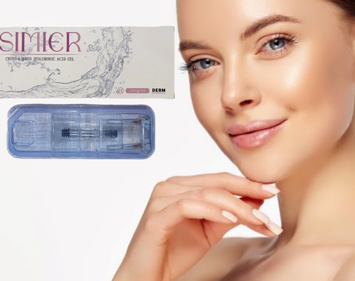 1 ml 2 ml de remplisseur d'acide hyaluronique en liaison croisée 24 mg/ml HA Remplisseurs cutanés