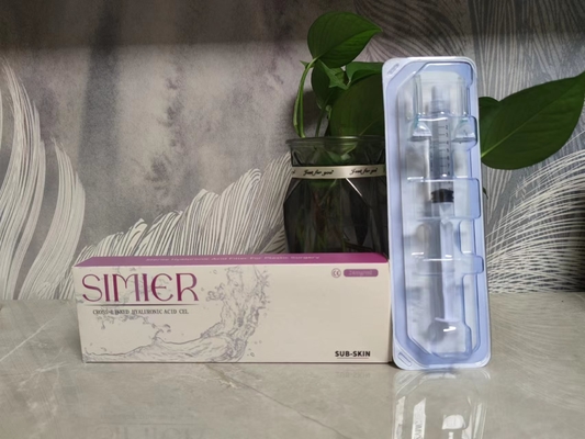 5 ml de remplissage par injection d'acide hyaluronique 20 mg/ ml HA pour lutter contre les rides