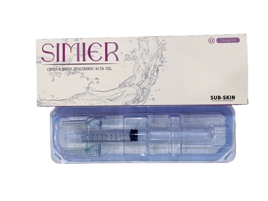 5 ml de remplissage par injection d'acide hyaluronique 20 mg/ ml HA pour lutter contre les rides