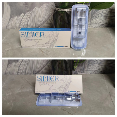 Gel de hyaluronate de sodium 1 ml 2 ml de remplissage nasal à l' acide hyaluronique