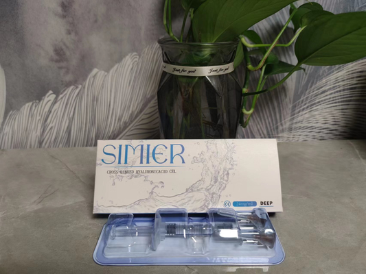 Gel de hyaluronate de sodium 1 ml 2 ml de remplissage nasal à l' acide hyaluronique