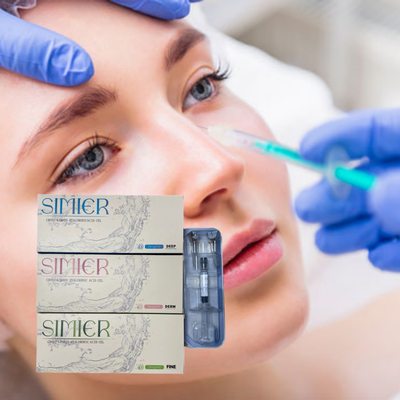 1 ml 2 ml de remplisseur d'acide hyaluronique en liaison croisée 24 mg/ml HA Remplisseurs cutanés