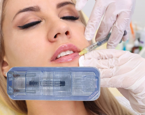 Ressortissants de nez à liaison croisée 1 ml 2 ml Remplisseurs de lèvres cosmétiques