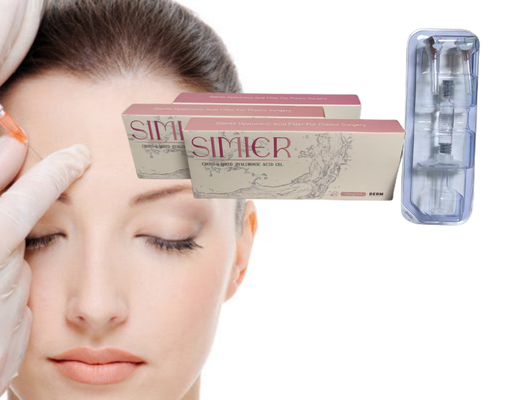 Soins de la peau Remplisseur cutané Injection d'acide hyaluronique pour l' élimination des rides, la mise en forme du visage