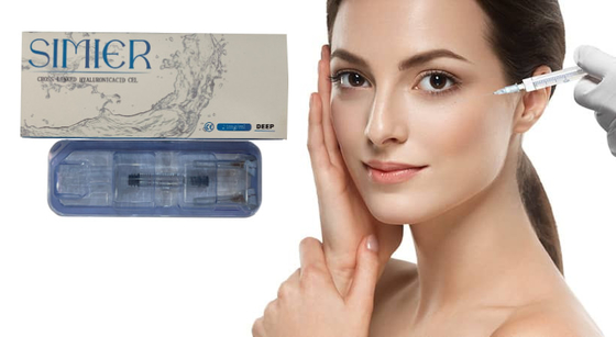 Remplisseurs de lèvres cutanés croisés Remplisseurs cutanés faciaux Acide hyaluronique injectable