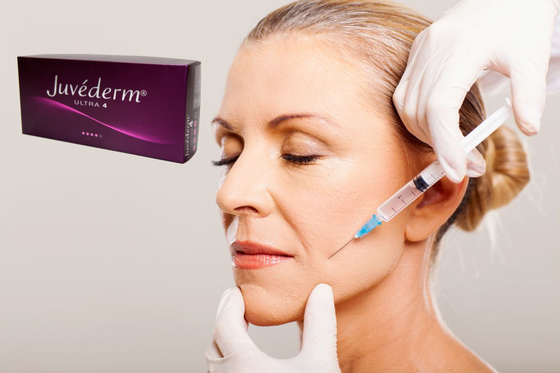 1 ml de gel hyaluronate de sodium médical Juvederm Acide hyaluronique gel injectable pour le pont nasal